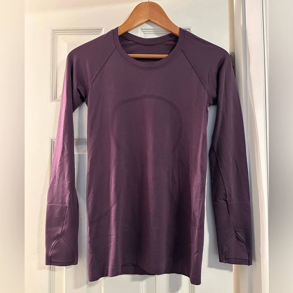 Swiftly Tech Long Sleeve-Size 6 Purple